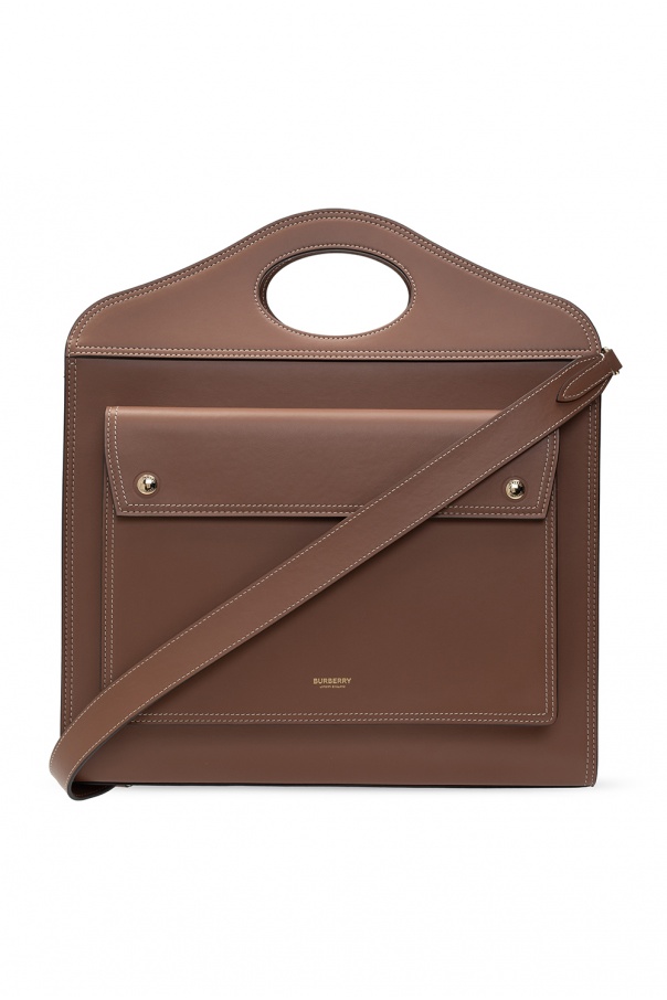 Brown 'Pocket Medium' shoulder bag Burberry Vitkac GB